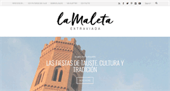 Desktop Screenshot of lamaletaextraviada.com